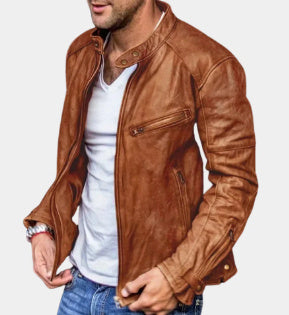 men’s motorcycle leather jacket