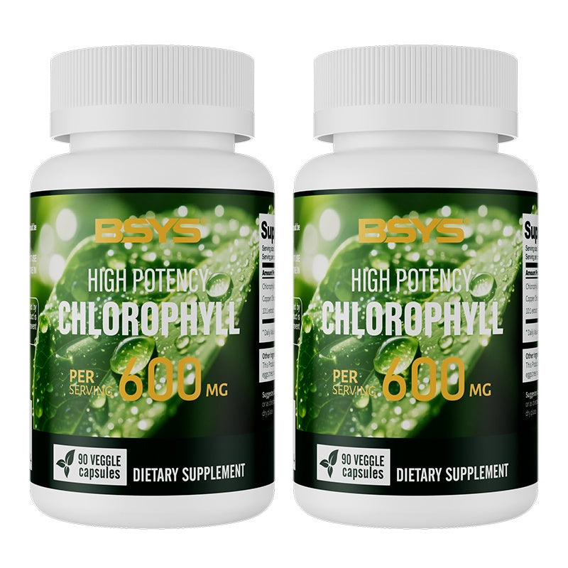 BSYS Chlorophyll Capsules Daily Detox & Wellness Supplement
