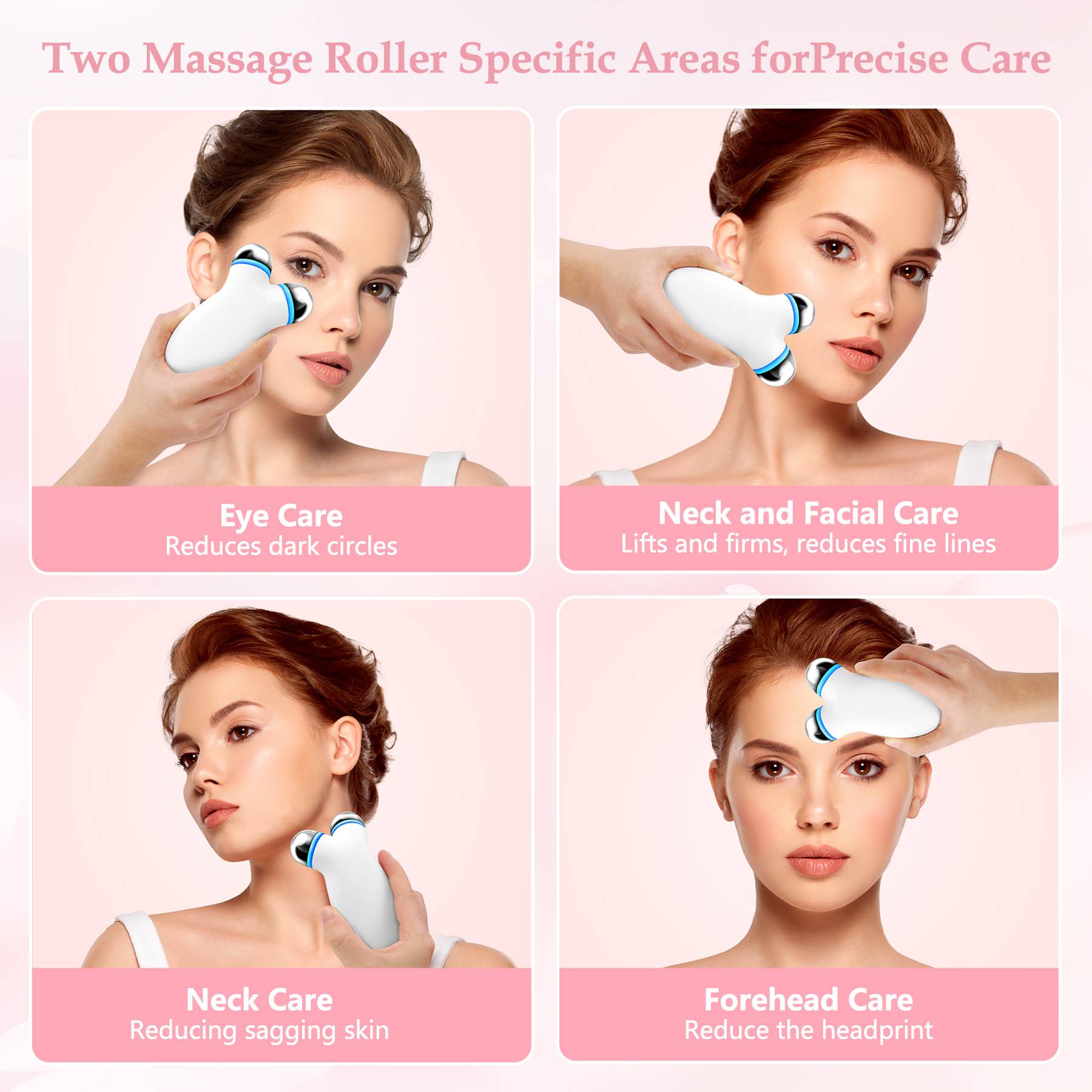 Anti Aging And Wrinkles Microcurrent Facial Device, Boost Skin Care Absorption