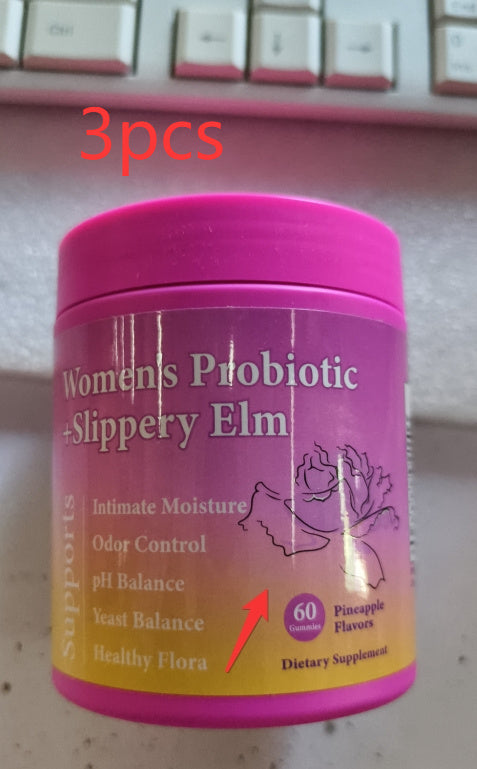 60 Pineapple Flavor Female Probiotic Gummies