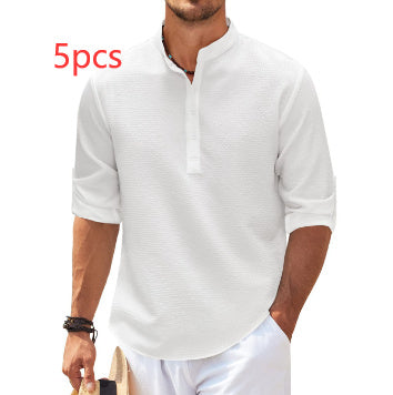 men’s casual long sleeve shirt