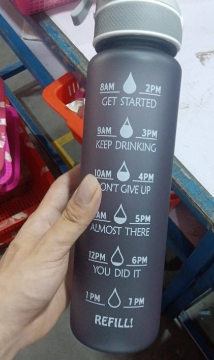 sports water bottle with straw