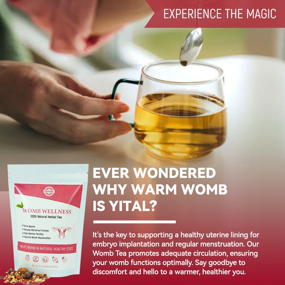 Chinaherbs Natural Womb Tea Female Period Menstrual Cramps Warmer Hormone Balance Glowing Beauty Care Packaged In Bag