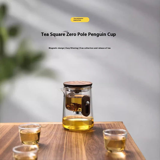 Tea Square Round Zero Rod Tea Cup Filter Magnetic Suction Teapot