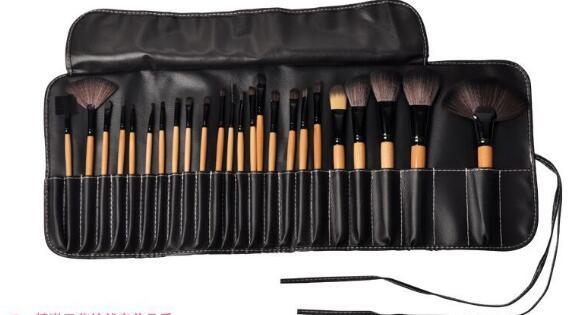 Gift Bag Of 24 Pcs Makeup Brush Sets Professional Cosmetics Brushes Eyebrow Powder Foundation
