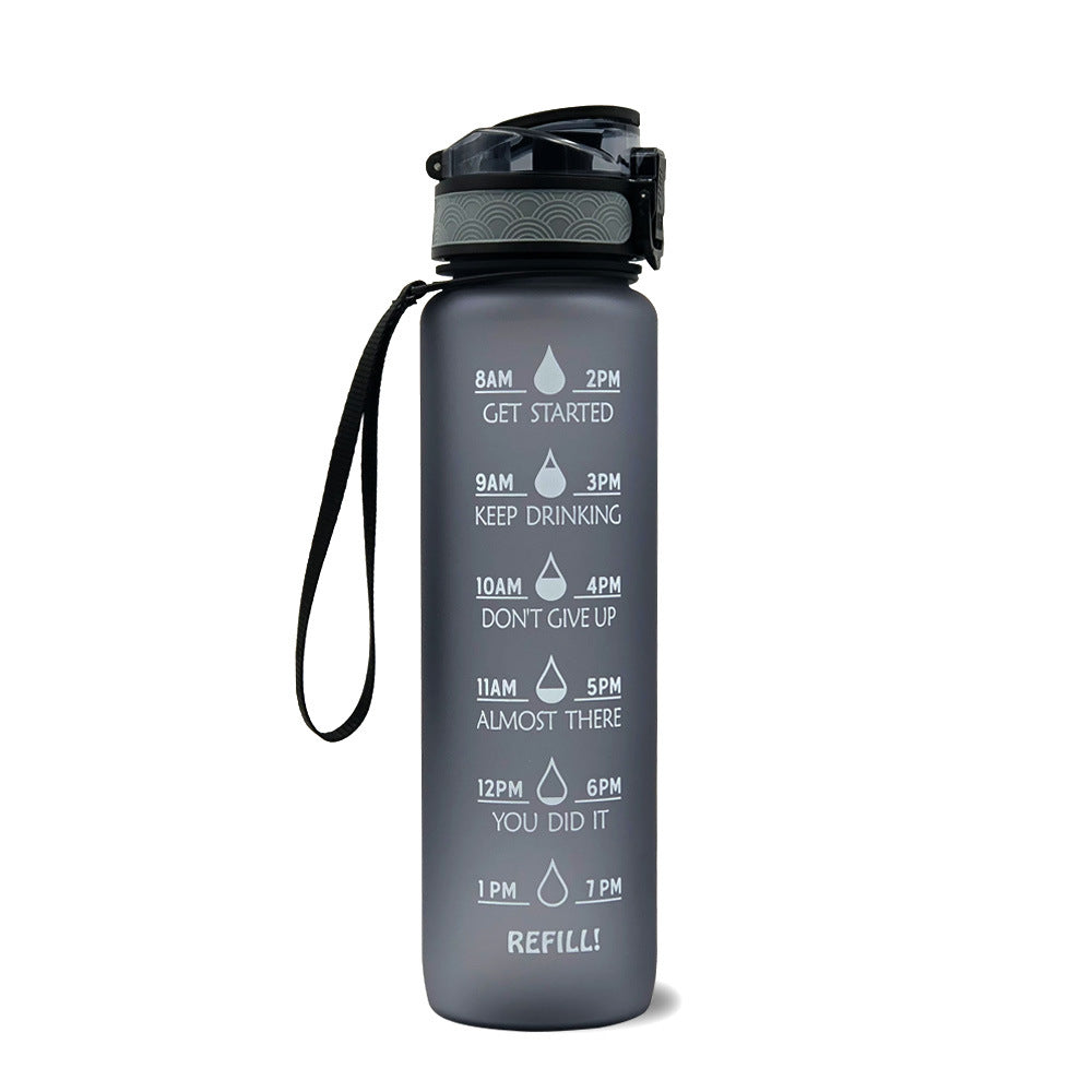 1L Tritan Water Bottle with Time Marker