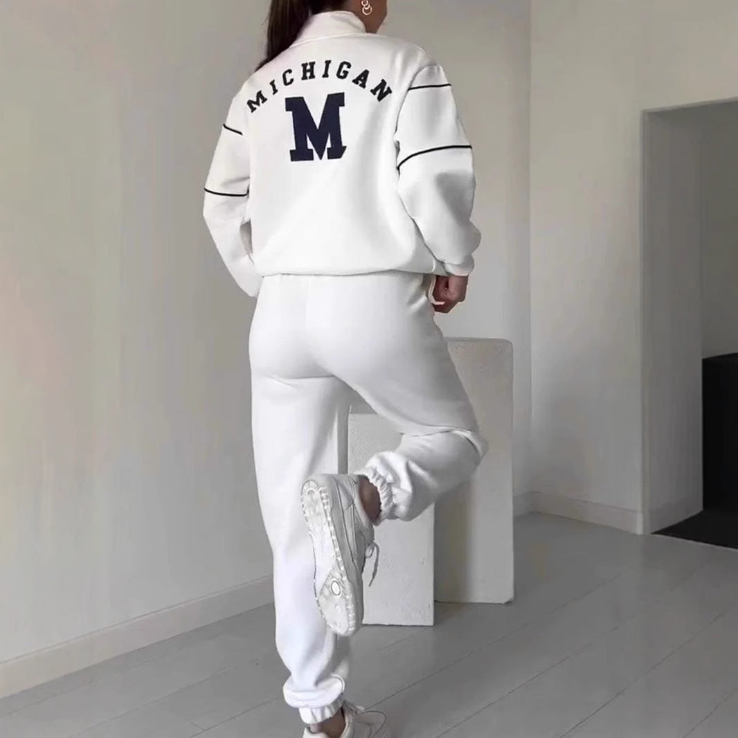Womens 2 Piece Outfits Lounge Hoodless Pullover Sweatshirt Sweatsuit Sets Sweatshirt Baggy