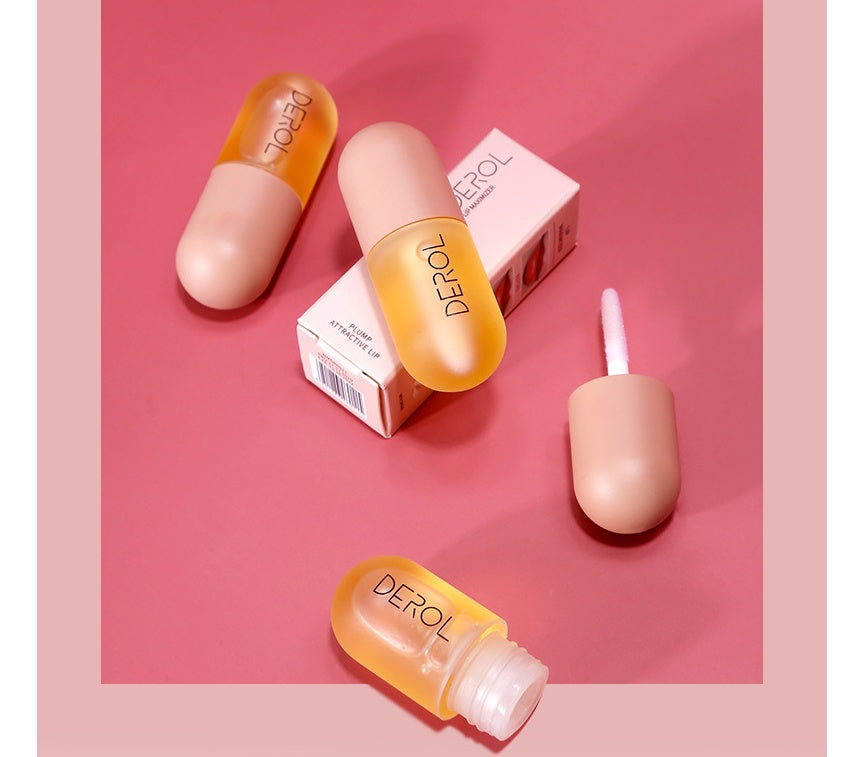 Day Night Instant Volume Lip Plumper Oil Clear Lasting Nourishing Repairing