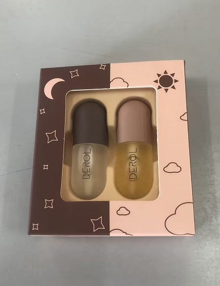 Day Night Instant Volume Lip Plumper Oil Clear Lasting Nourishing Repairing