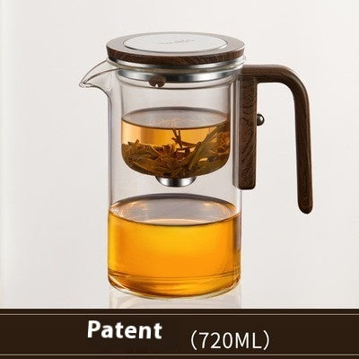 Elegant Glass Liner Teapot Tea Water Separation Household Tea Set