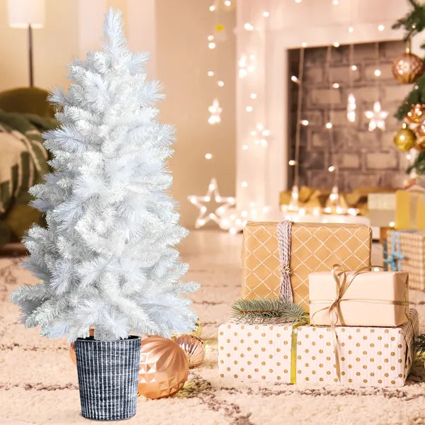 white artificial Christmas tree