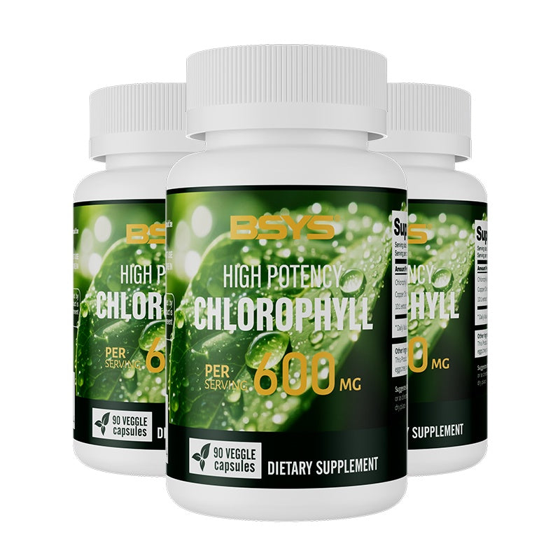 BSYS Chlorophyll Capsules   Daily Detox & Wellness Supplement