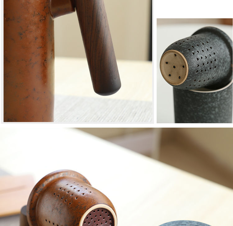 Tea Cup Ceramic Office Large Capacity Tea Set With Filter And Lid