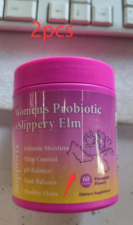60 Pineapple Flavor Female Probiotic Gummies