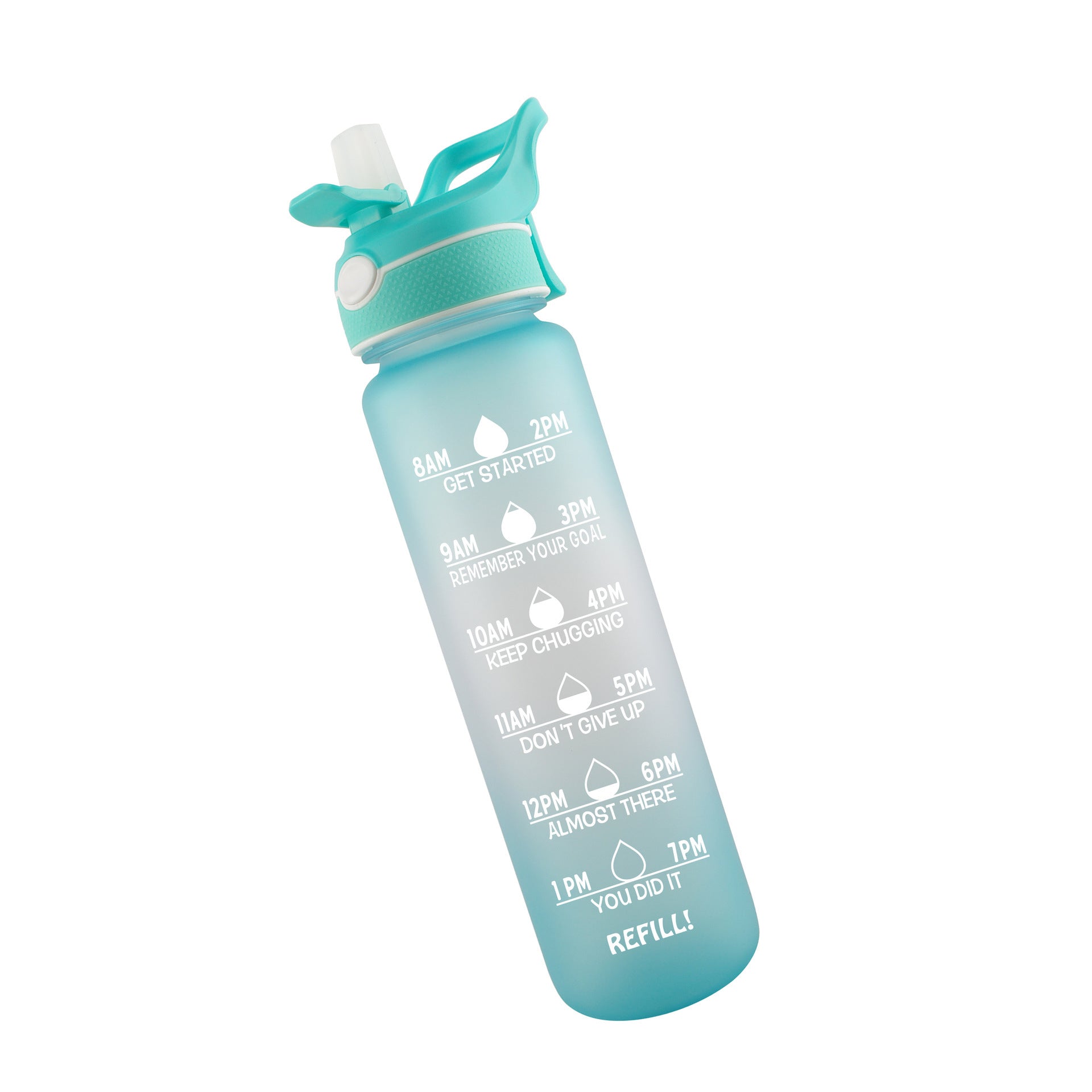 sports water bottle with straw