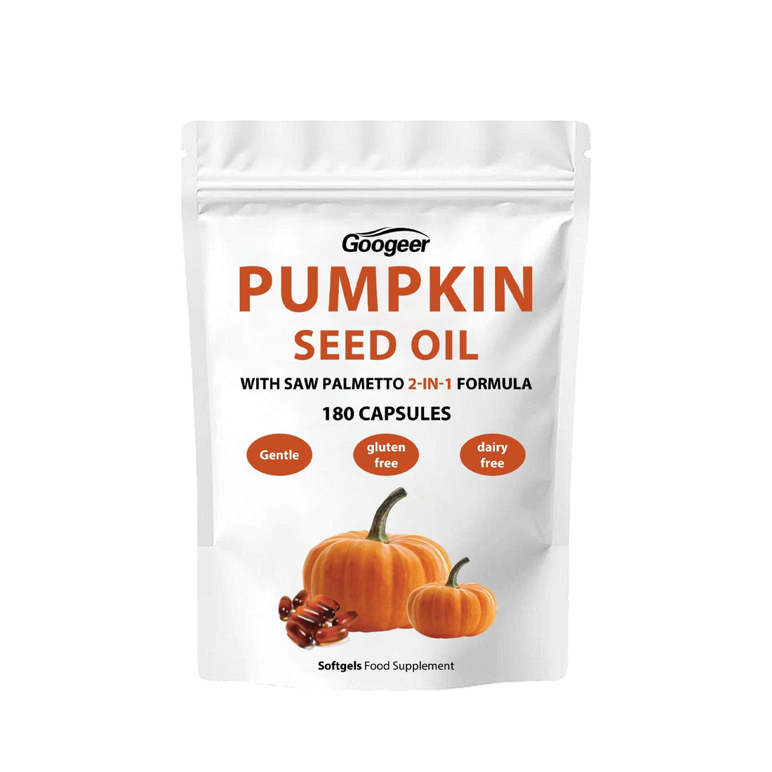 Pumpkin Seed Oil Soft Capsules Promote Bladder Function Balance
