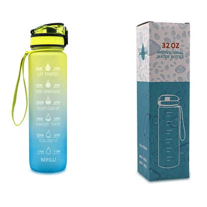 1L Tritan Water Bottle with Time Marker