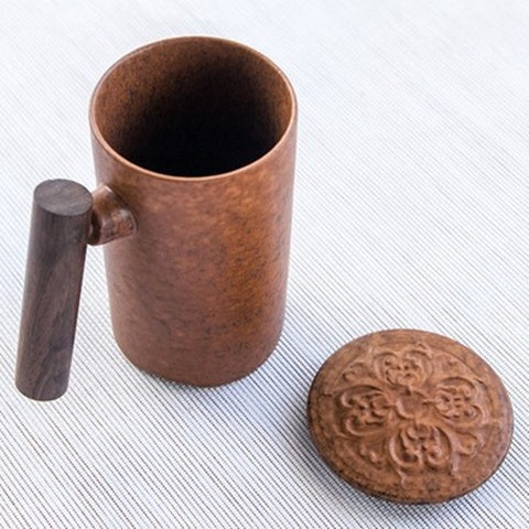 Tea Cup Ceramic Office Large Capacity Tea Set With Filter And Lid