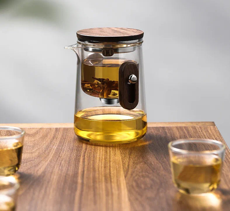 Tea Square Round Zero Rod Tea Cup Filter Magnetic Suction Teapot