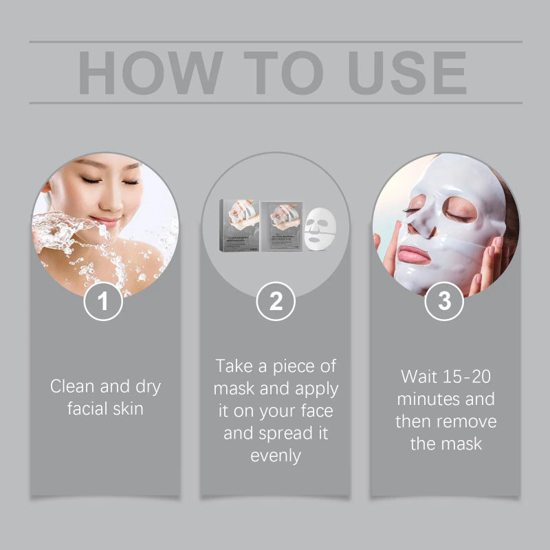 Bio Collagen True Deep Mask, Collagen Mask Overnight,  Moisturizing Anti-Aging Mask