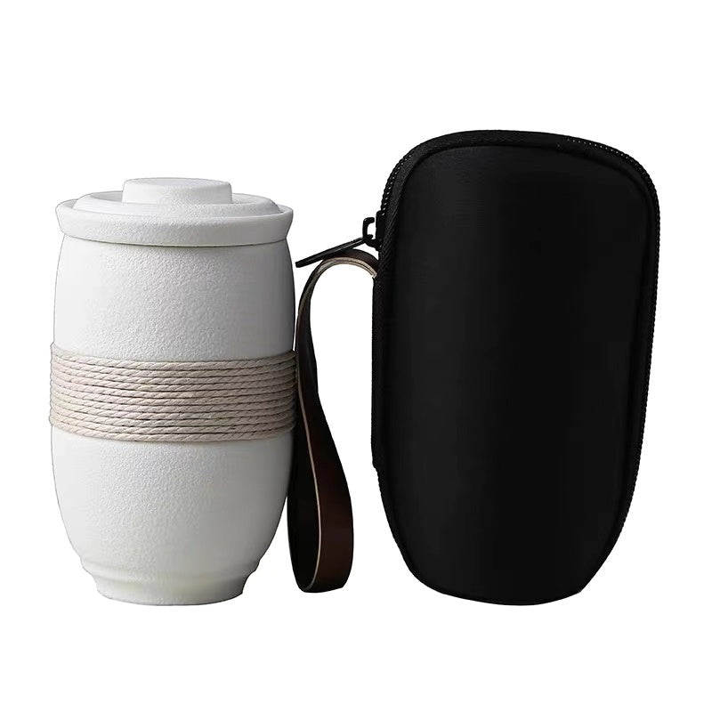 Ceramic Mug Filter Tea Cup With Lid Tea Separation Cup