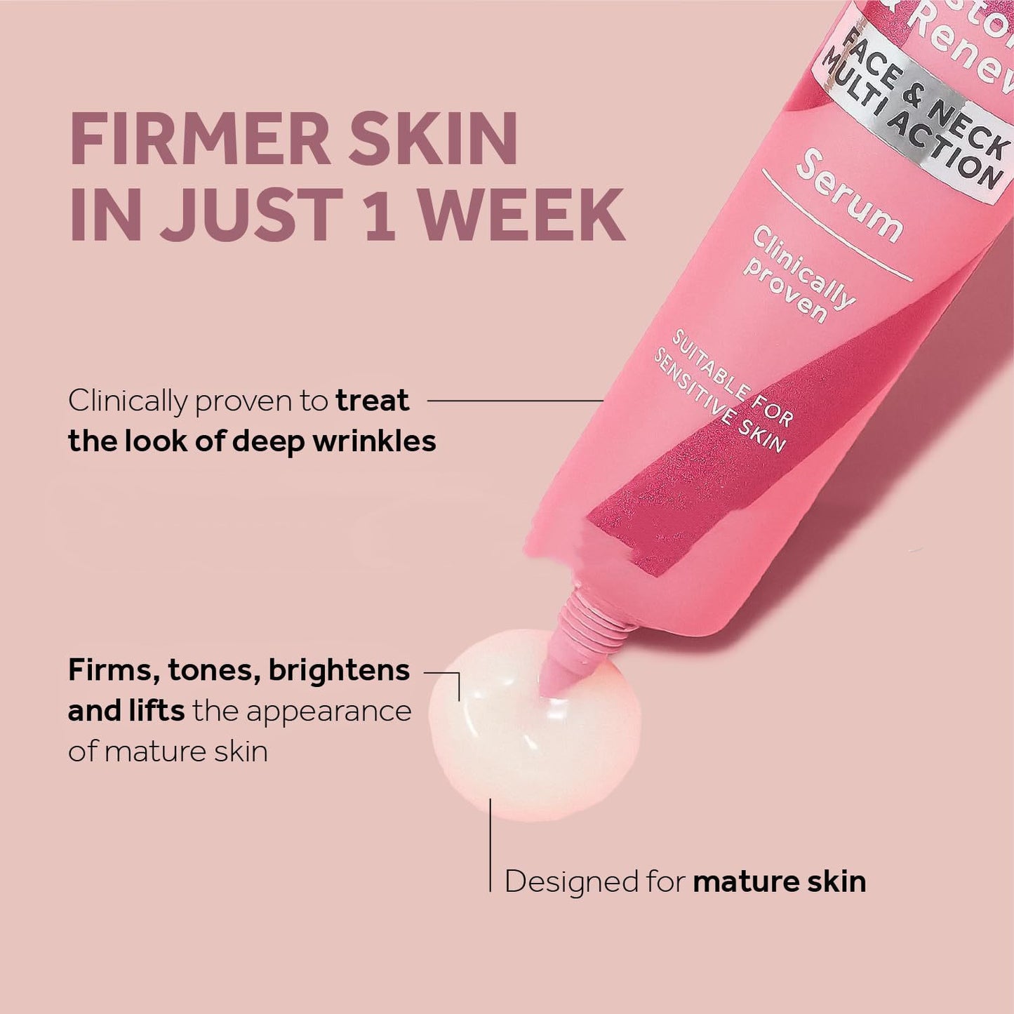 Deep Wrinkle Repair Anti-aging Serum Care Solution