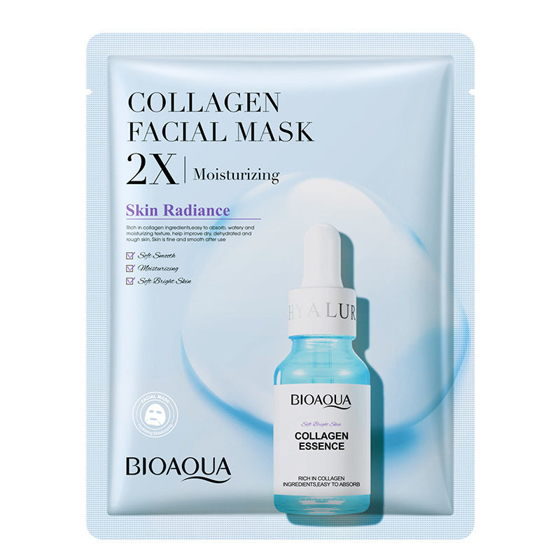 Collagen Face Mask Moisturizing Firming Face Sheet Mask Hyaluronic