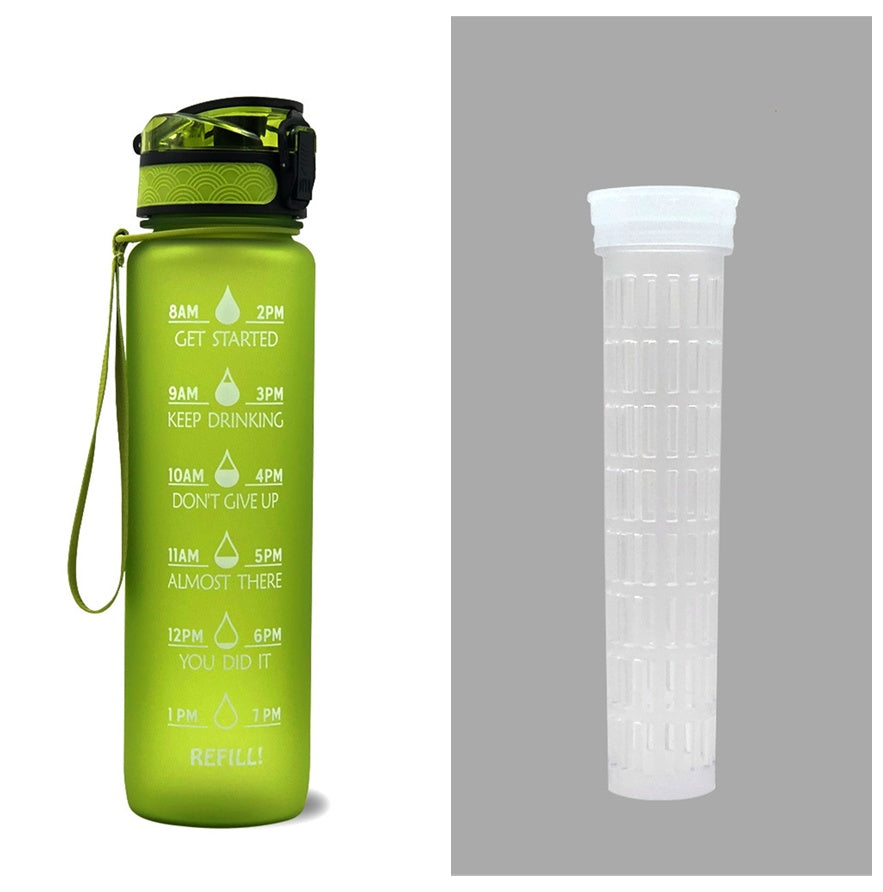 1L Tritan Water Bottle with Time Marker