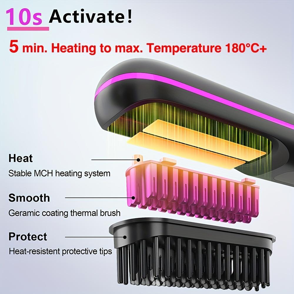USB Wireless Household Electric Hair Straightening Comb